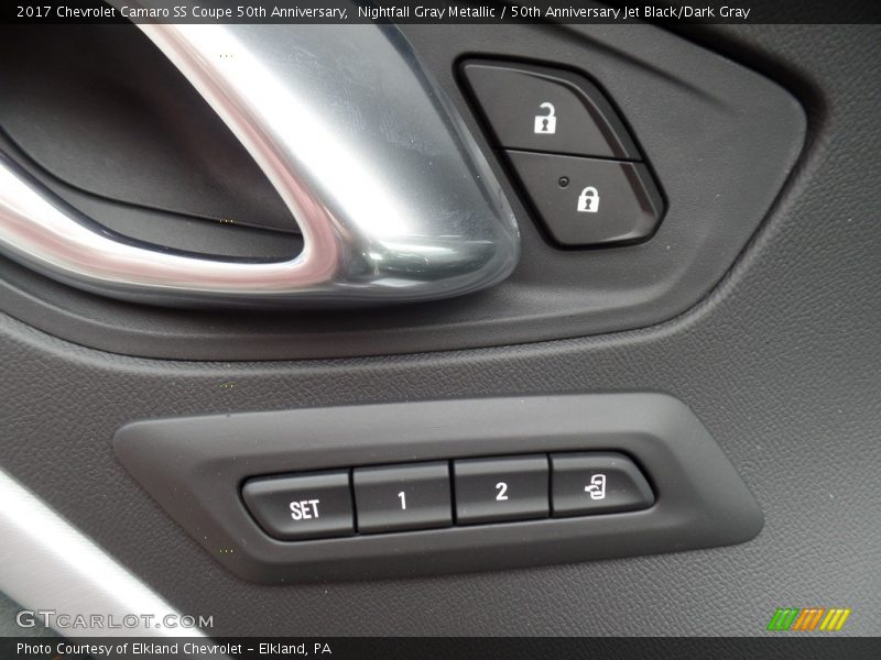 Nightfall Gray Metallic / 50th Anniversary Jet Black/Dark Gray 2017 Chevrolet Camaro SS Coupe 50th Anniversary