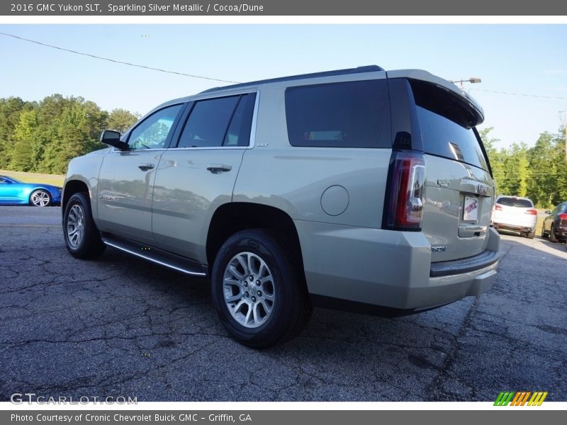 Sparkling Silver Metallic / Cocoa/Dune 2016 GMC Yukon SLT