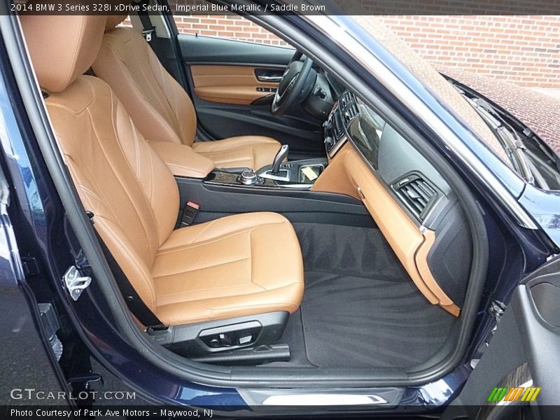 Imperial Blue Metallic / Saddle Brown 2014 BMW 3 Series 328i xDrive Sedan