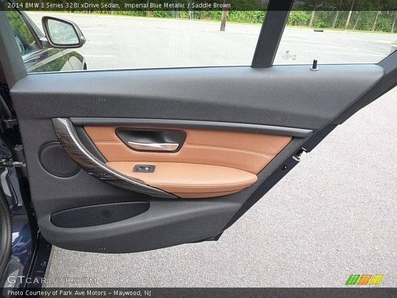 Imperial Blue Metallic / Saddle Brown 2014 BMW 3 Series 328i xDrive Sedan