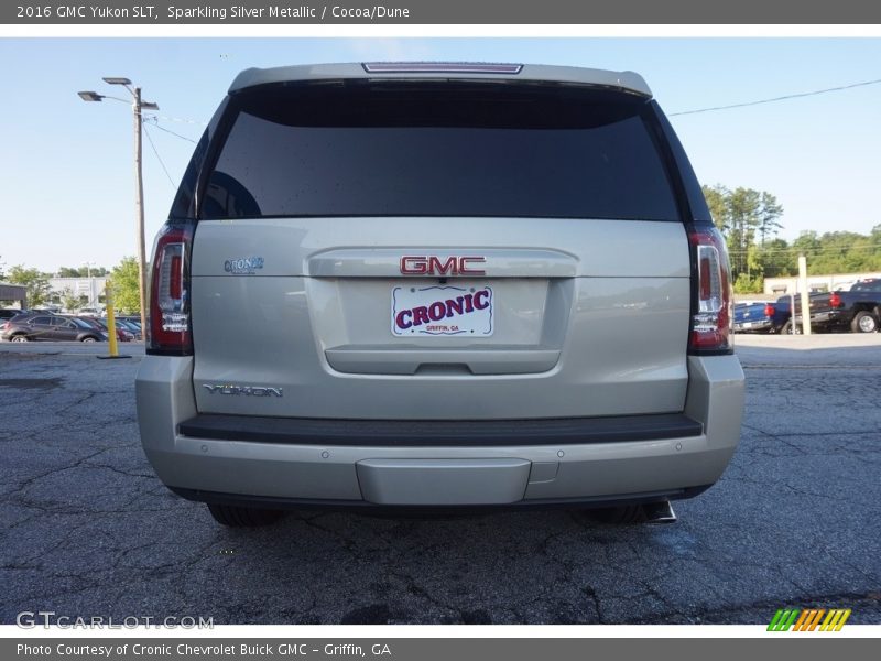 Sparkling Silver Metallic / Cocoa/Dune 2016 GMC Yukon SLT