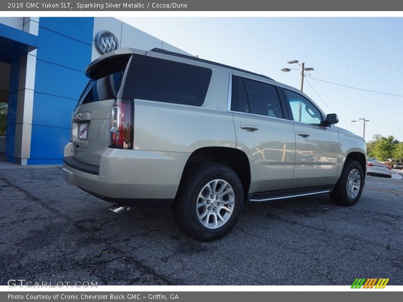 Sparkling Silver Metallic / Cocoa/Dune 2016 GMC Yukon SLT
