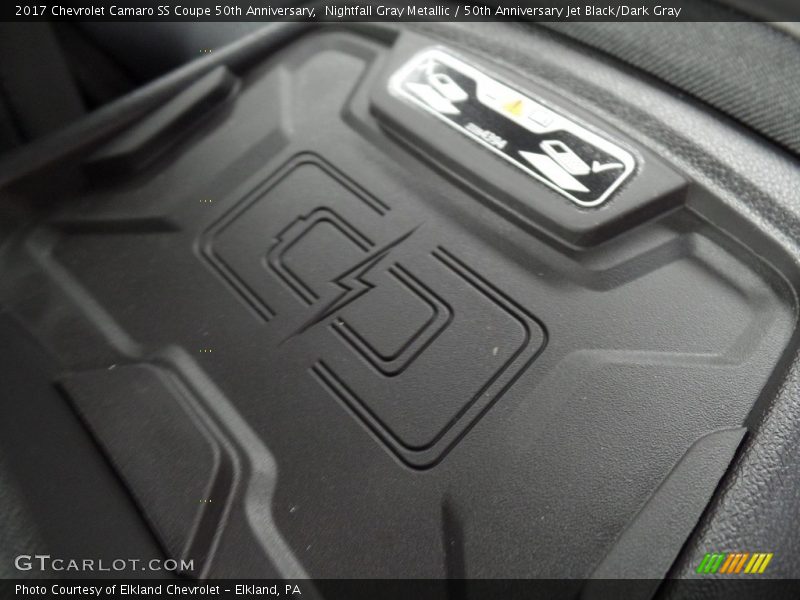 Nightfall Gray Metallic / 50th Anniversary Jet Black/Dark Gray 2017 Chevrolet Camaro SS Coupe 50th Anniversary