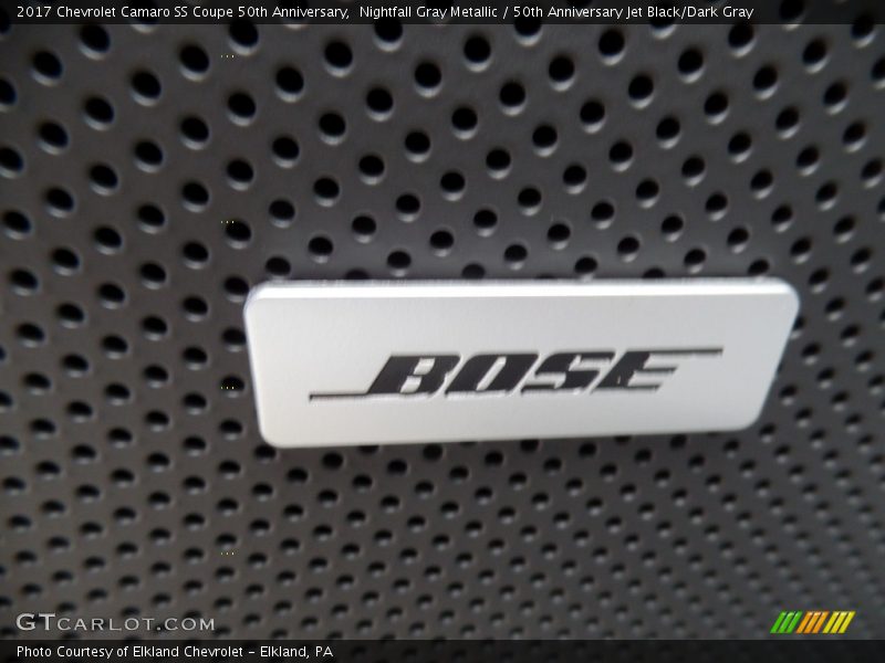 Nightfall Gray Metallic / 50th Anniversary Jet Black/Dark Gray 2017 Chevrolet Camaro SS Coupe 50th Anniversary