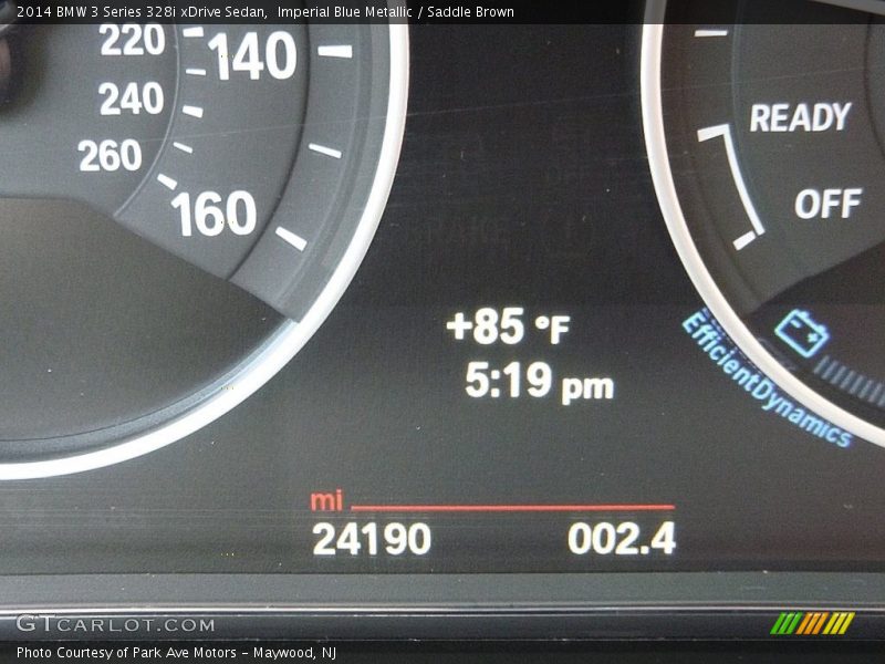 Imperial Blue Metallic / Saddle Brown 2014 BMW 3 Series 328i xDrive Sedan