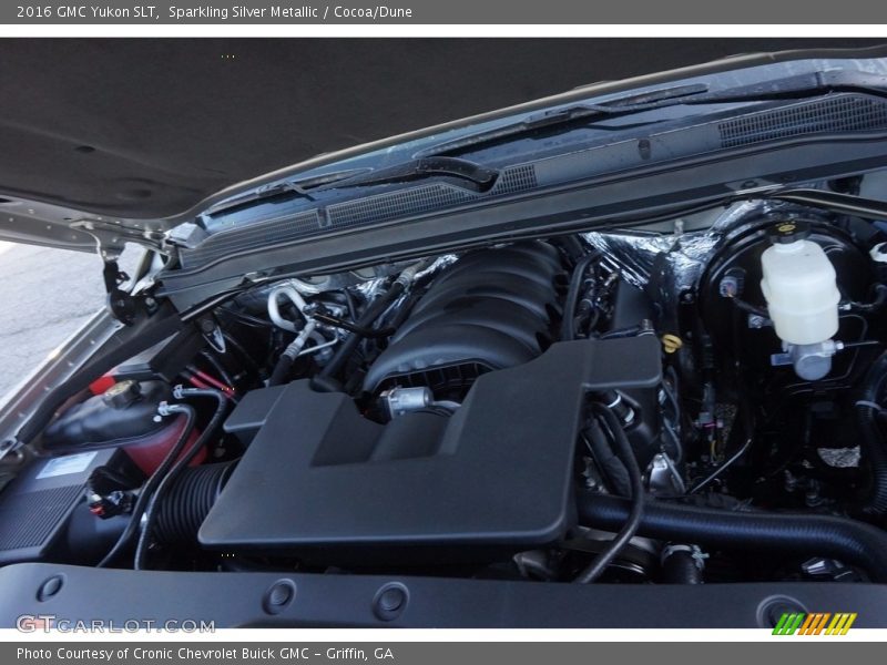 Sparkling Silver Metallic / Cocoa/Dune 2016 GMC Yukon SLT