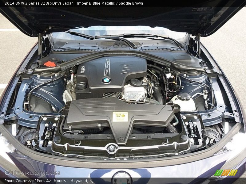 Imperial Blue Metallic / Saddle Brown 2014 BMW 3 Series 328i xDrive Sedan