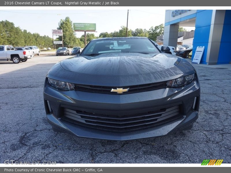 Nightfall Gray Metallic / Jet Black 2016 Chevrolet Camaro LT Coupe