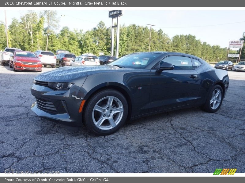 Nightfall Gray Metallic / Jet Black 2016 Chevrolet Camaro LT Coupe