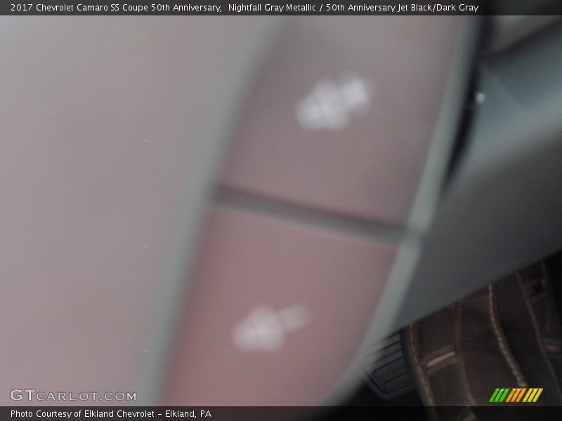 Nightfall Gray Metallic / 50th Anniversary Jet Black/Dark Gray 2017 Chevrolet Camaro SS Coupe 50th Anniversary