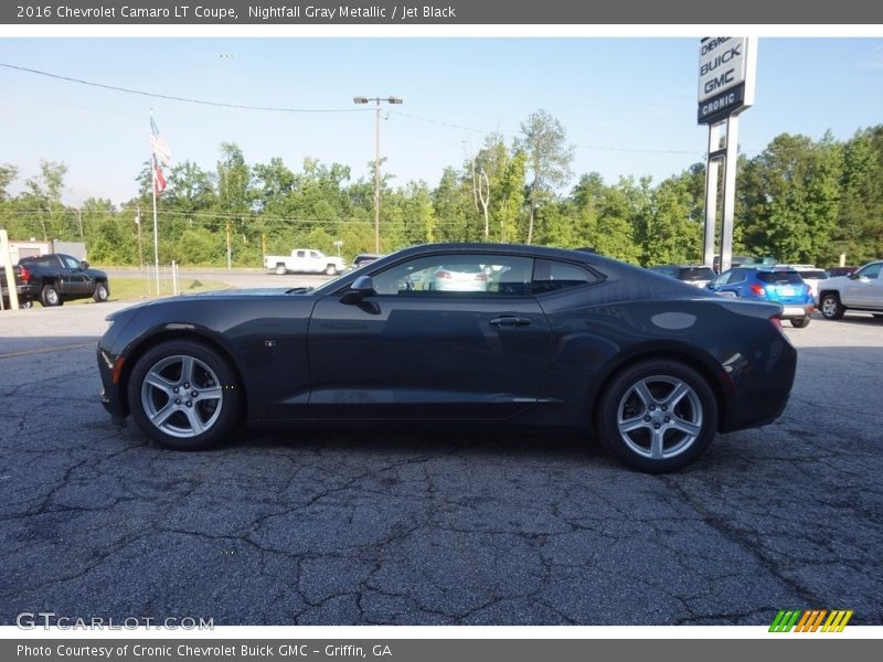 Nightfall Gray Metallic / Jet Black 2016 Chevrolet Camaro LT Coupe
