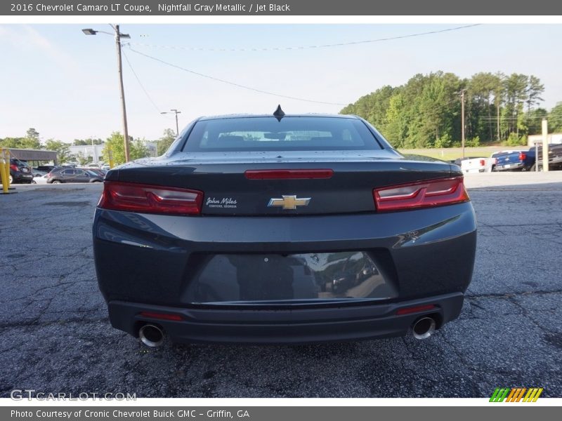 Nightfall Gray Metallic / Jet Black 2016 Chevrolet Camaro LT Coupe
