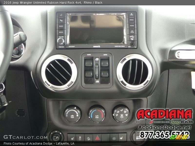Rhino / Black 2016 Jeep Wrangler Unlimited Rubicon Hard Rock 4x4