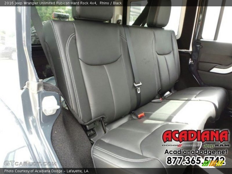 Rhino / Black 2016 Jeep Wrangler Unlimited Rubicon Hard Rock 4x4