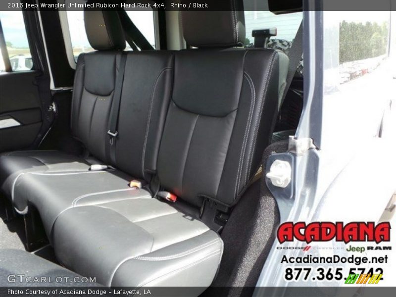 Rhino / Black 2016 Jeep Wrangler Unlimited Rubicon Hard Rock 4x4