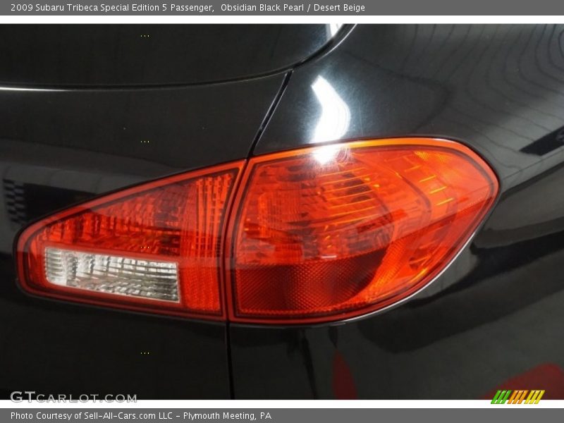 Obsidian Black Pearl / Desert Beige 2009 Subaru Tribeca Special Edition 5 Passenger
