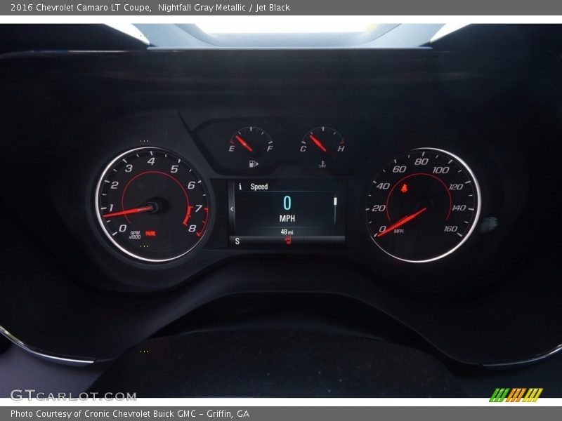 Nightfall Gray Metallic / Jet Black 2016 Chevrolet Camaro LT Coupe
