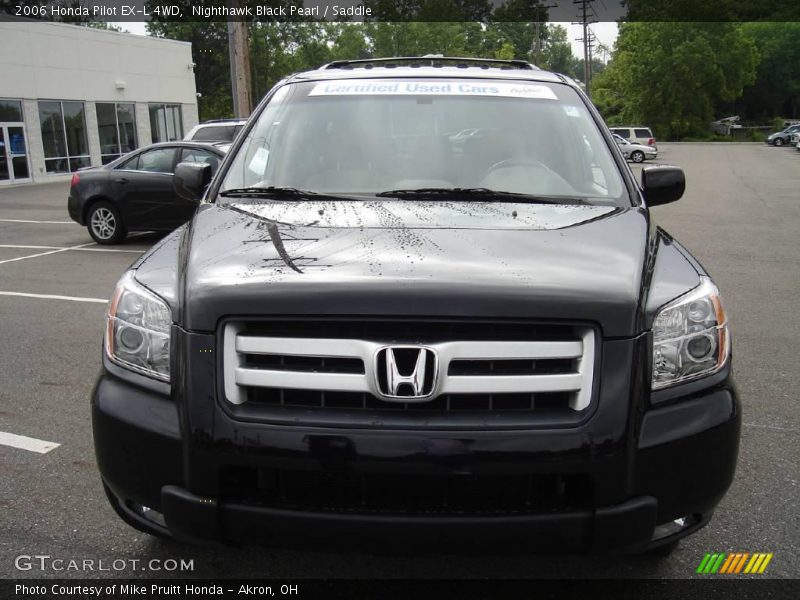 Nighthawk Black Pearl / Saddle 2006 Honda Pilot EX-L 4WD