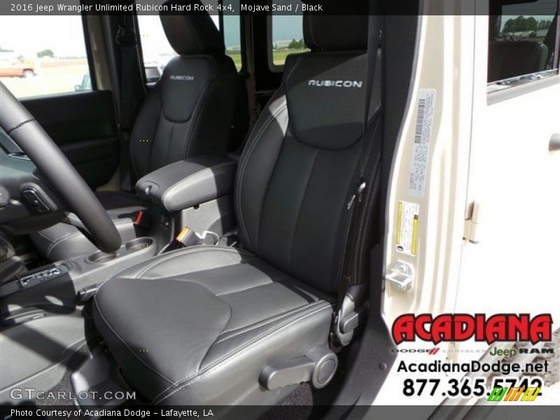 Mojave Sand / Black 2016 Jeep Wrangler Unlimited Rubicon Hard Rock 4x4