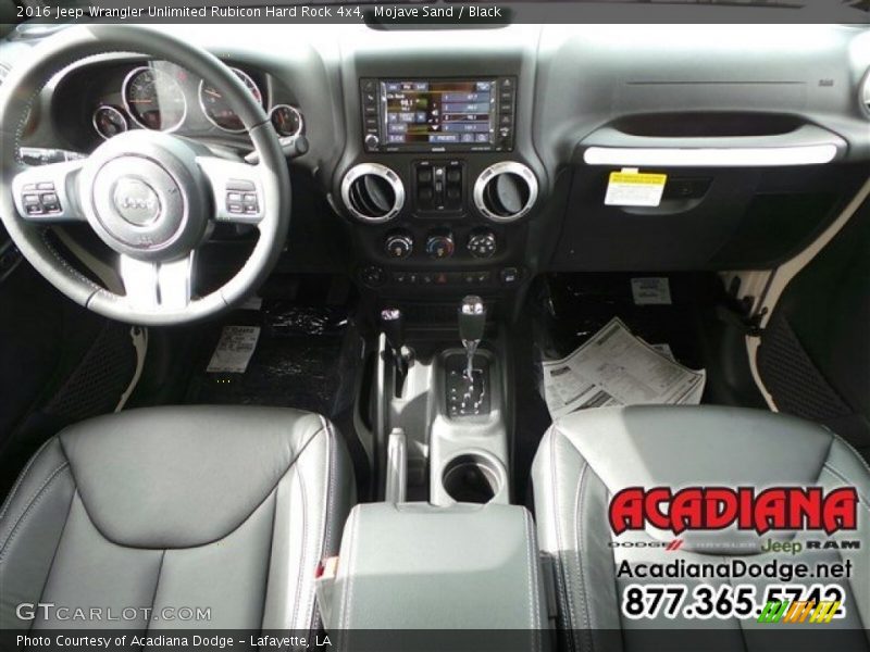 Mojave Sand / Black 2016 Jeep Wrangler Unlimited Rubicon Hard Rock 4x4