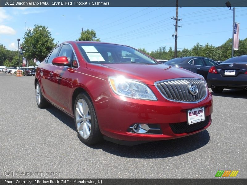 Crystal Red Tintcoat / Cashmere 2012 Buick Verano FWD