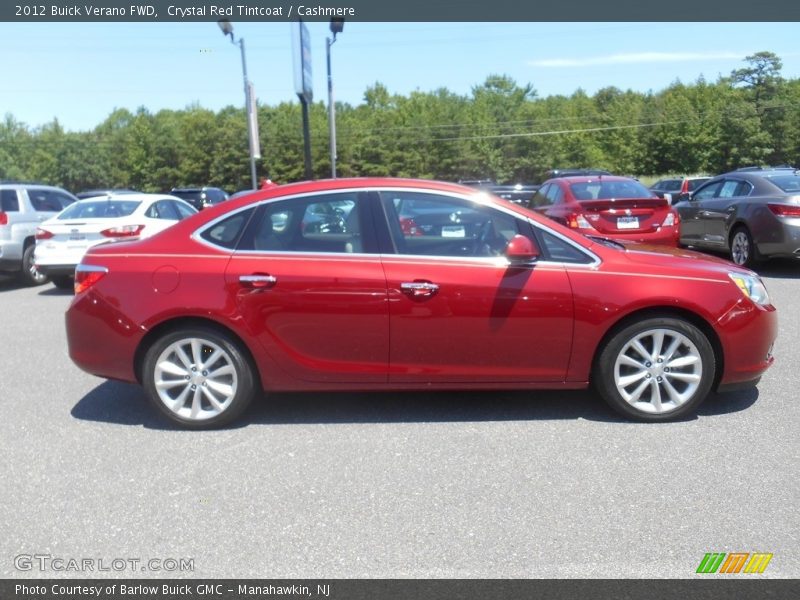 Crystal Red Tintcoat / Cashmere 2012 Buick Verano FWD