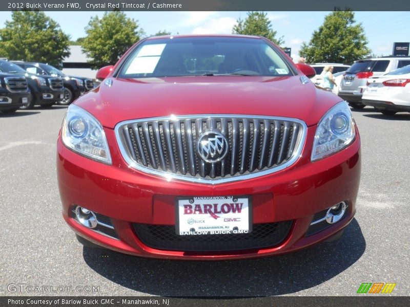 Crystal Red Tintcoat / Cashmere 2012 Buick Verano FWD
