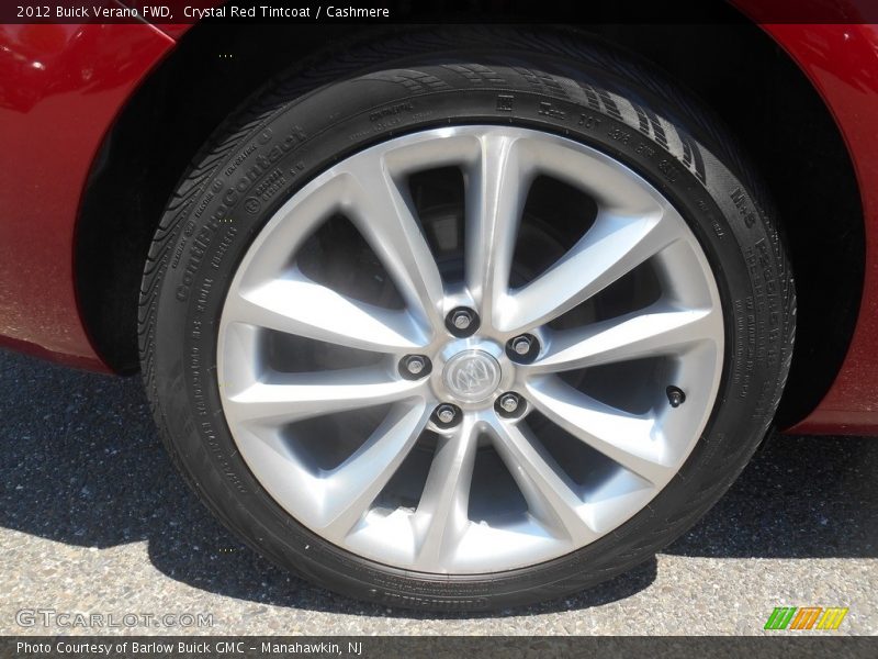 Crystal Red Tintcoat / Cashmere 2012 Buick Verano FWD