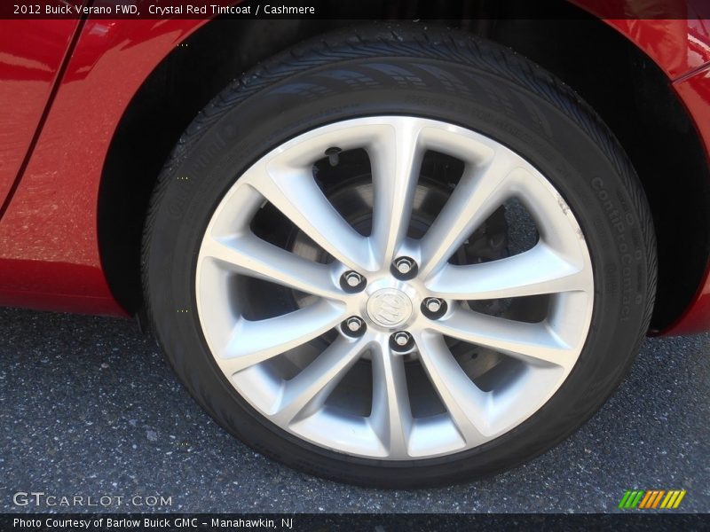 Crystal Red Tintcoat / Cashmere 2012 Buick Verano FWD