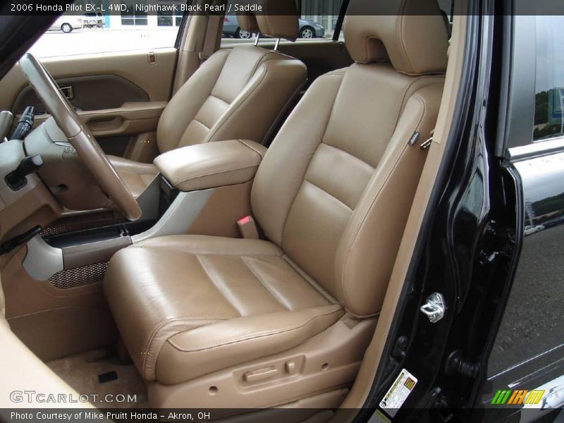 Nighthawk Black Pearl / Saddle 2006 Honda Pilot EX-L 4WD