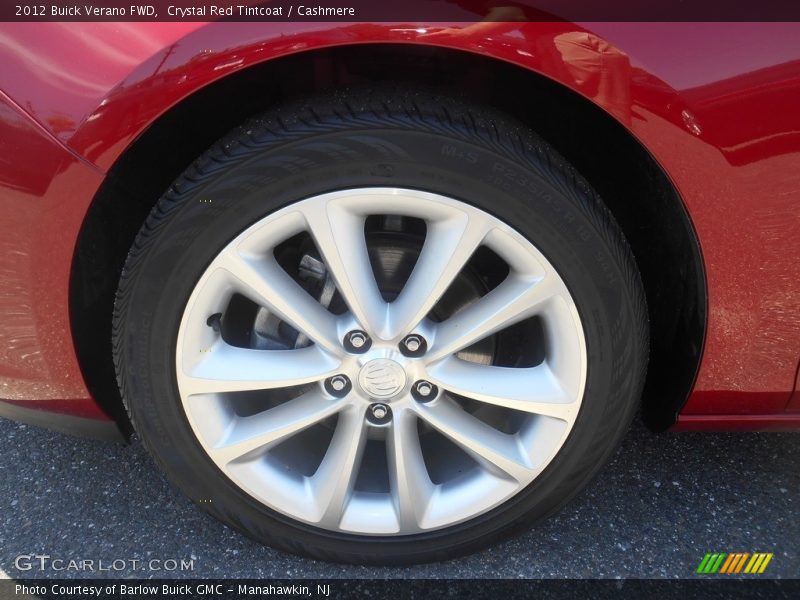 Crystal Red Tintcoat / Cashmere 2012 Buick Verano FWD
