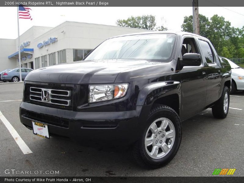 Nighthawk Black Pearl / Beige 2006 Honda Ridgeline RTL