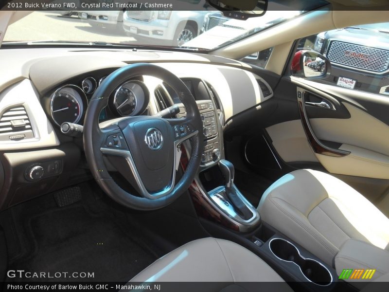 Crystal Red Tintcoat / Cashmere 2012 Buick Verano FWD