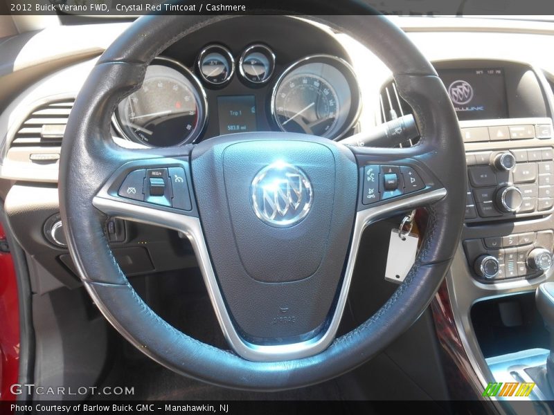 Crystal Red Tintcoat / Cashmere 2012 Buick Verano FWD