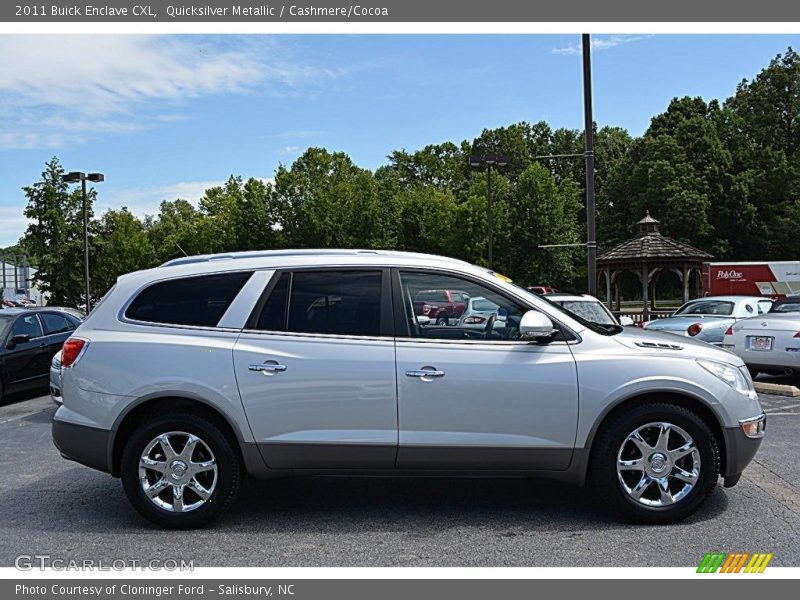 Quicksilver Metallic / Cashmere/Cocoa 2011 Buick Enclave CXL