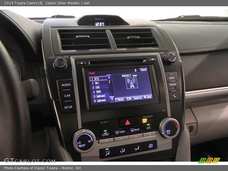 Classic Silver Metallic / Ash 2014 Toyota Camry LE