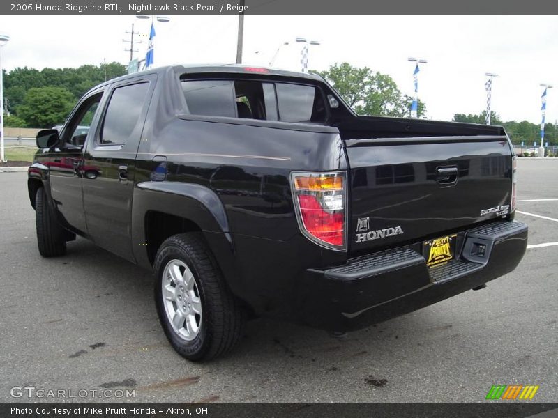 Nighthawk Black Pearl / Beige 2006 Honda Ridgeline RTL