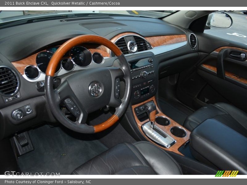Quicksilver Metallic / Cashmere/Cocoa 2011 Buick Enclave CXL