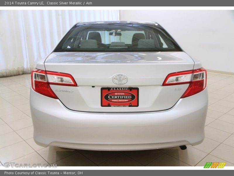 Classic Silver Metallic / Ash 2014 Toyota Camry LE