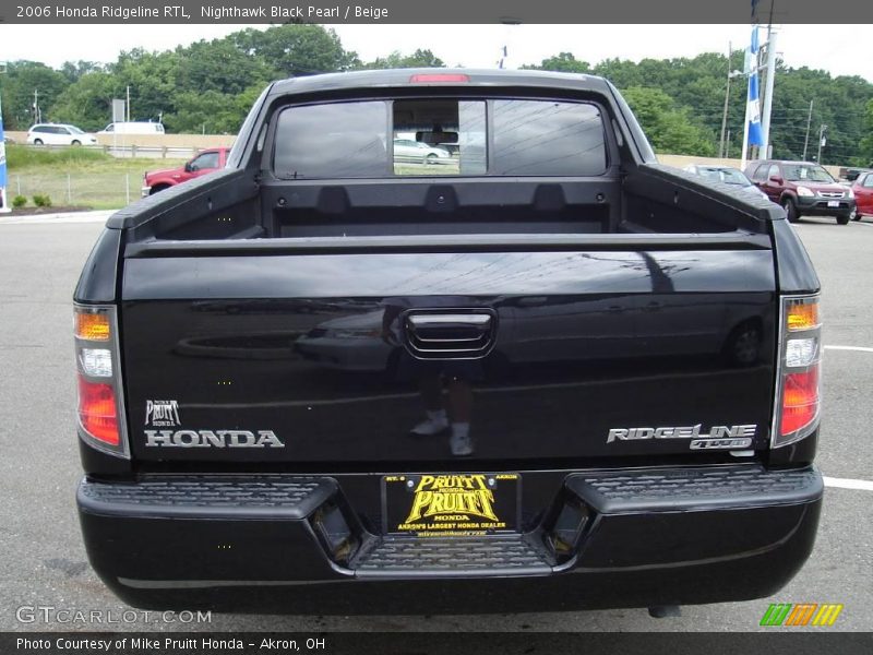 Nighthawk Black Pearl / Beige 2006 Honda Ridgeline RTL
