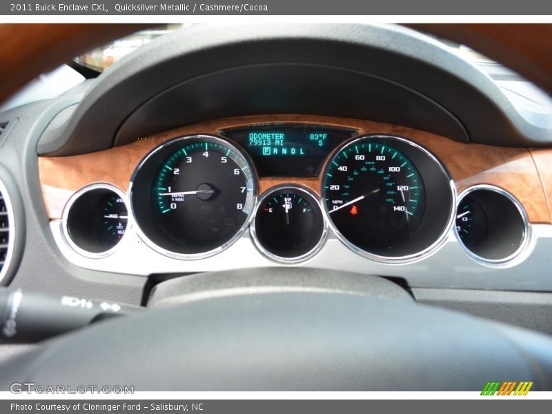 Quicksilver Metallic / Cashmere/Cocoa 2011 Buick Enclave CXL