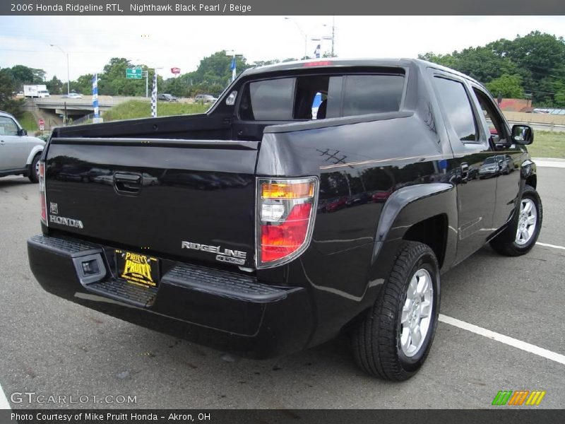 Nighthawk Black Pearl / Beige 2006 Honda Ridgeline RTL