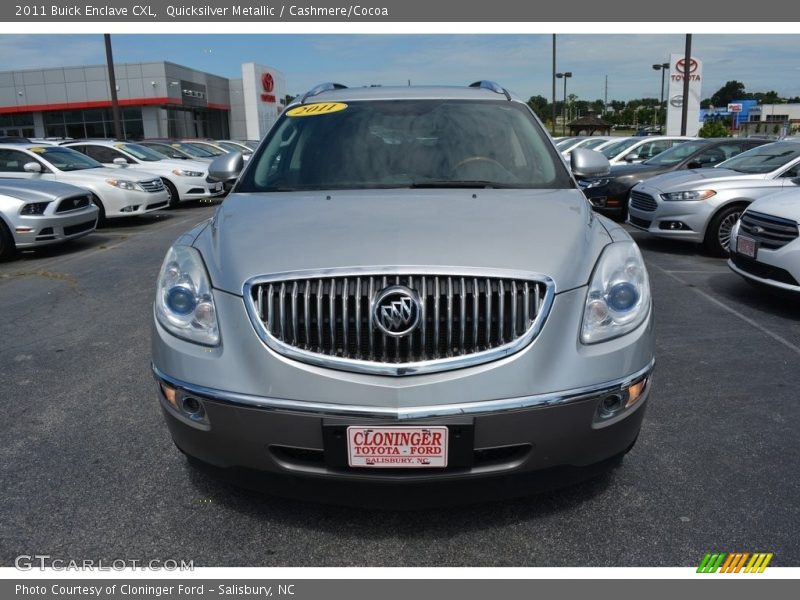 Quicksilver Metallic / Cashmere/Cocoa 2011 Buick Enclave CXL