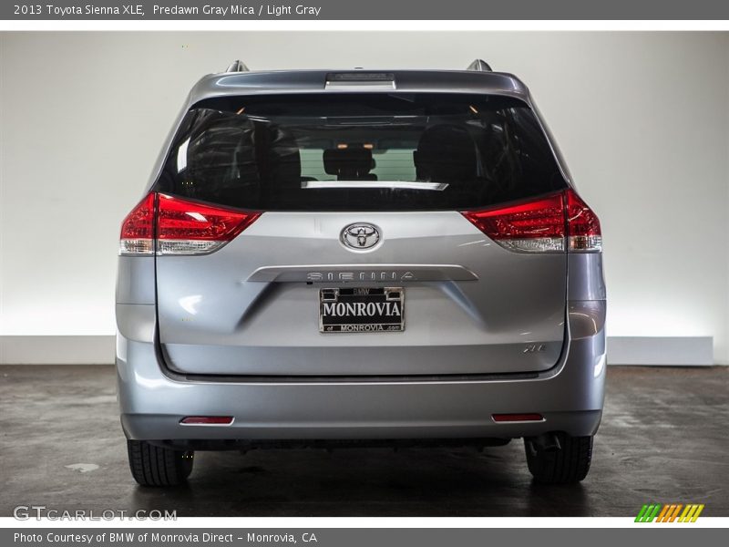 Predawn Gray Mica / Light Gray 2013 Toyota Sienna XLE