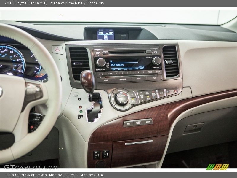 Predawn Gray Mica / Light Gray 2013 Toyota Sienna XLE