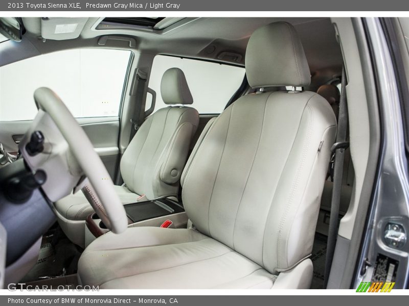 Predawn Gray Mica / Light Gray 2013 Toyota Sienna XLE