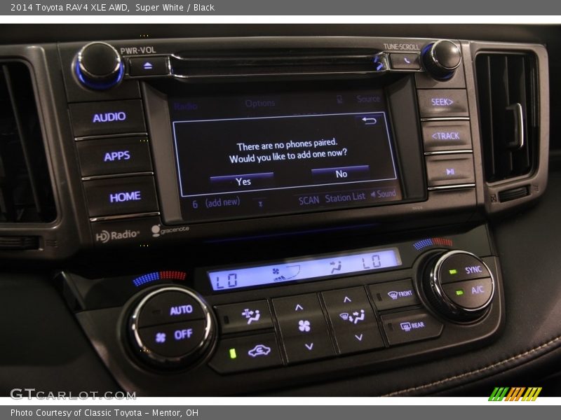 Controls of 2014 RAV4 XLE AWD
