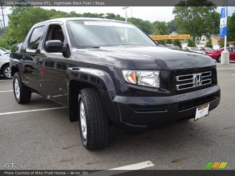 Nighthawk Black Pearl / Beige 2006 Honda Ridgeline RTL