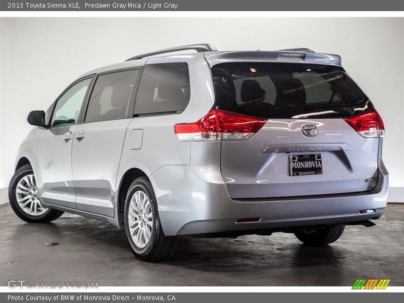 Predawn Gray Mica / Light Gray 2013 Toyota Sienna XLE