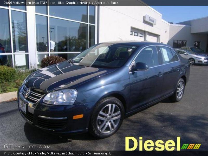 Blue Graphite Metallic / Anthracite Black 2006 Volkswagen Jetta TDI Sedan
